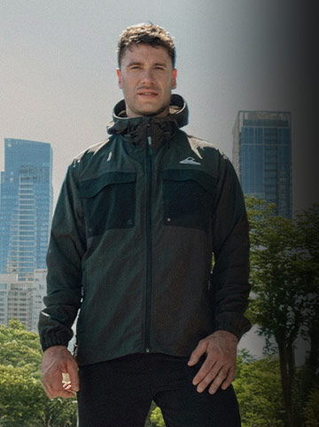 Camperas, chalecos, pantalones, camisas