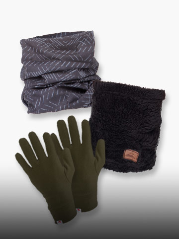 Guantes, toallas, gorras, antiparras, medias