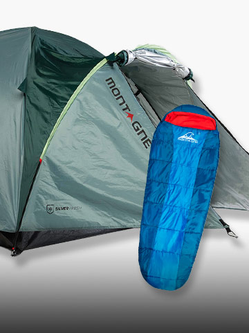 Carpas, camping, bolsas de dormir, campamento